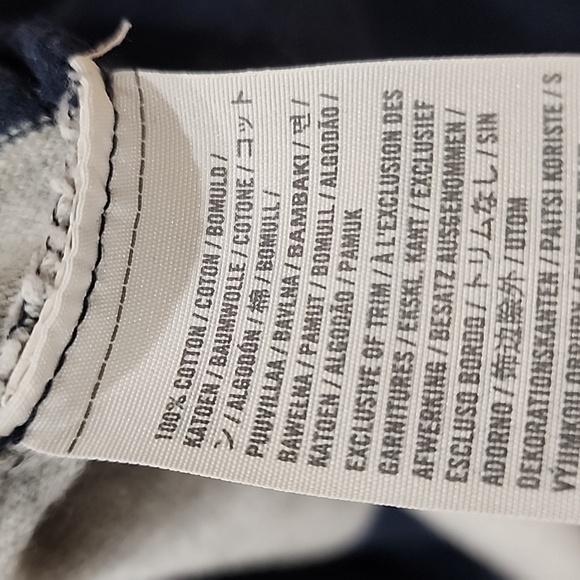 Abercrombie & Fitch Rugby Shirt Long Sleeved Stripes Embroidered Logo size XL - Picture 5 of 7